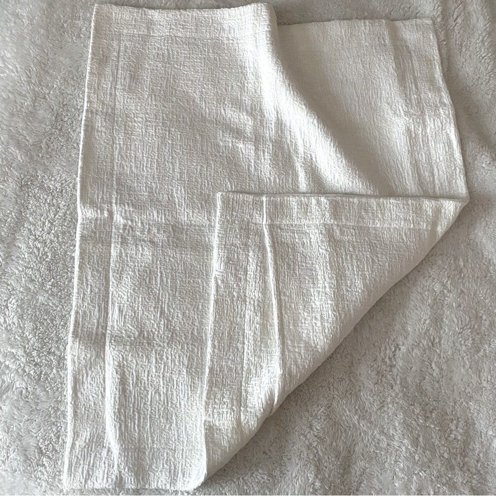 Sferra white/cream pillow sham